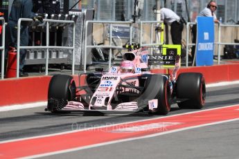 World © Octane Photographic Ltd. Formula 1 - Canadian Grand Prix - Saturday - Practice 3. Esteban Ocon - Sahara Force India VJM10. Circuit Gilles Villeneuve, Montreal, Canada. Saturday 10th June 2017. Digital Ref: 1853LB1D5858