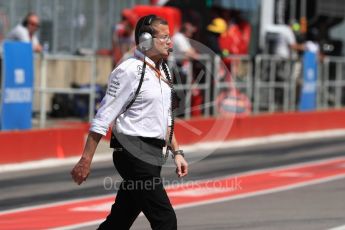 World © Octane Photographic Ltd. Formula 1 - Canadian Grand Prix - Saturday - Practice 3. Andy Cowell - Managing Director of Mercedes AMG High Performance Powertrains. Circuit Gilles Villeneuve, Montreal, Canada. Saturday 10th June 2017. Digital Ref: 1853LB1D5865