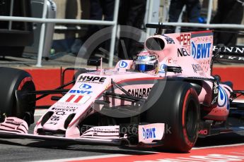 World © Octane Photographic Ltd. Formula 1 - Canadian Grand Prix - Saturday - Practice 3. Sergio Perez - Sahara Force India VJM10. Circuit Gilles Villeneuve, Montreal, Canada. Saturday 10th June 2017. Digital Ref: 1853LB1D5881