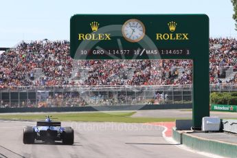 World © Octane Photographic Ltd. Formula 1 - Canadian Grand Prix - Saturday - Practice 3. Pascal Wehrlein – Sauber F1 Team C36. Circuit Gilles Villeneuve, Montreal, Canada. Saturday 10th June 2017. Digital Ref: 1853LB1D5920