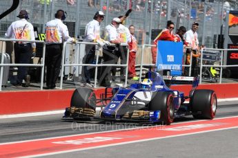 World © Octane Photographic Ltd. Formula 1 - Canadian Grand Prix - Saturday - Practice 3. Marcus Ericsson – Sauber F1 Team C36. Circuit Gilles Villeneuve, Montreal, Canada. Saturday 10th June 2017. Digital Ref: 1853LB1D5937