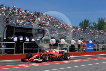 World © Octane Photographic Ltd. Formula 1 - Canadian Grand Prix - Saturday - Practice 3. Sebastian Vettel - Scuderia Ferrari SF70H. Circuit Gilles Villeneuve, Montreal, Canada. Saturday 10th June 2017. Digital Ref: 1853LB2D2763