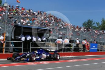 World © Octane Photographic Ltd. Formula 1 - Canadian Grand Prix - Saturday - Practice 3. Pascal Wehrlein – Sauber F1 Team C36. Circuit Gilles Villeneuve, Montreal, Canada. Saturday 10th June 2017. Digital Ref: 1853LB2D2780