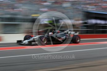 World © Octane Photographic Ltd. Formula 1 - Canadian Grand Prix - Saturday - Practice 3. Romain Grosjean - Haas F1 Team VF-17. Circuit Gilles Villeneuve, Montreal, Canada. Saturday 10th June 2017. Digital Ref: 1853LB2D2870