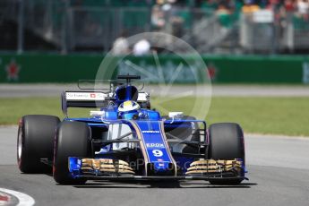 World © Octane Photographic Ltd. Formula 1 - Canadian Grand Prix - Saturday - Qualifying. Marcus Ericsson – Sauber F1 Team C36. Circuit Gilles Villeneuve, Montreal, Canada. Saturday 10th June 2017. Digital Ref: 1854LB1D6311