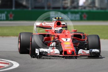 World © Octane Photographic Ltd. Formula 1 - Canadian Grand Prix - Saturday - Qualifying. Kimi Raikkonen - Scuderia Ferrari SF70H. Circuit Gilles Villeneuve, Montreal, Canada. Saturday 10th June 2017. Digital Ref: 1854LB1D6330