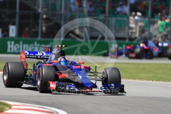 World © Octane Photographic Ltd. Formula 1 - Canadian Grand Prix - Saturday - Qualifying. Carlos Sainz - Scuderia Toro Rosso STR12. Circuit Gilles Villeneuve, Montreal, Canada. Saturday 10th June 2017. Digital Ref: 1854LB1D6348