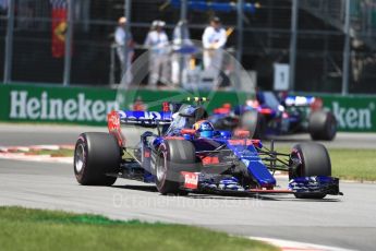 World © Octane Photographic Ltd. Formula 1 - Canadian Grand Prix - Saturday - Qualifying. Carlos Sainz - Scuderia Toro Rosso STR12. Circuit Gilles Villeneuve, Montreal, Canada. Saturday 10th June 2017. Digital Ref: 1854LB1D6434