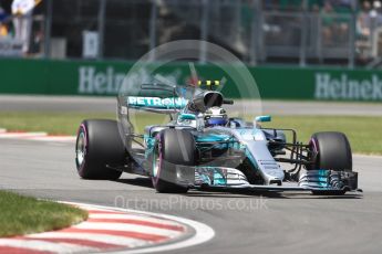 World © Octane Photographic Ltd. Formula 1 - Canadian Grand Prix - Saturday - Qualifying. Valtteri Bottas - Mercedes AMG Petronas F1 W08 EQ Energy+. Circuit Gilles Villeneuve, Montreal, Canada. Saturday 10th June 2017. Digital Ref: 1854LB1D6471