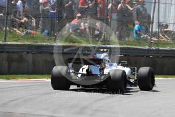 World © Octane Photographic Ltd. Formula 1 - Canadian Grand Prix - Saturday - Qualifying. Lance Stroll - Williams Martini Racing FW40. Circuit Gilles Villeneuve, Montreal, Canada. Saturday 10th June 2017. Digital Ref: 1854LB1D6595