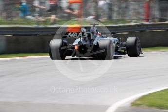 World © Octane Photographic Ltd. Formula 1 - Canadian Grand Prix - Saturday - Qualifying. Romain Grosjean - Haas F1 Team VF-17. Circuit Gilles Villeneuve, Montreal, Canada. Saturday 10th June 2017. Digital Ref: 1854LB1D6603