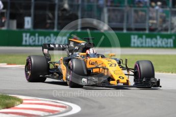 World © Octane Photographic Ltd. Formula 1 - Canadian Grand Prix - Saturday - Qualifying. Nico Hulkenberg - Renault Sport F1 Team R.S.17. Circuit Gilles Villeneuve, Montreal, Canada. Saturday 10th June 2017. Digital Ref: 1854LB1D6680