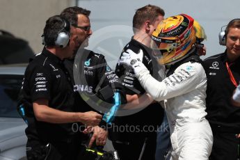 World © Octane Photographic Ltd. Formula 1 - Canadian Grand Prix - Saturday - Qualifying. Lewis Hamilton - Mercedes AMG Petronas F1 W08 EQ Energy+. Circuit Gilles Villeneuve, Montreal, Canada. Saturday 10th June 2017. Digital Ref: 1854LB1D6816