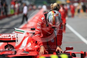 World © Octane Photographic Ltd. Formula 1 - Canadian Grand Prix - Saturday - Qualifying. Sebastian Vettel - Scuderia Ferrari SF70H. Circuit Gilles Villeneuve, Montreal, Canada. Saturday 10th June 2017. Digital Ref: 1854LB1D6849