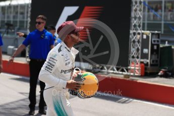 World © Octane Photographic Ltd. Formula 1 - Canadian Grand Prix - Saturday - Qualifying. Lewis Hamilton - Mercedes AMG Petronas F1 W08 EQ Energy+. Circuit Gilles Villeneuve, Montreal, Canada. Saturday 10th June 2017. Digital Ref: 1854LB1D6902