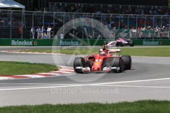 World © Octane Photographic Ltd. Formula 1 - Canadian Grand Prix - Saturday - Qualifying. Kimi Raikkonen - Scuderia Ferrari SF70H. Circuit Gilles Villeneuve, Montreal, Canada. Saturday 10th June 2017. Digital Ref: 1854LB2D2970