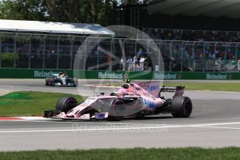 World © Octane Photographic Ltd. Formula 1 - Canadian Grand Prix - Saturday - Qualifying. Esteban Ocon - Sahara Force India VJM10. Circuit Gilles Villeneuve, Montreal, Canada. Saturday 10th June 2017. Digital Ref: 1854LB2D2979