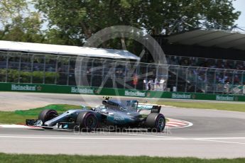 World © Octane Photographic Ltd. Formula 1 - Canadian Grand Prix - Saturday - Qualifying. Valtteri Bottas - Mercedes AMG Petronas F1 W08 EQ Energy+. Circuit Gilles Villeneuve, Montreal, Canada. Saturday 10th June 2017. Digital Ref: 1854LB2D3011