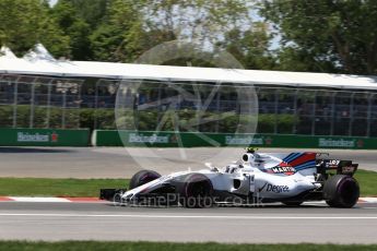 World © Octane Photographic Ltd. Formula 1 - Canadian Grand Prix - Saturday - Qualifying. Lance Stroll - Williams Martini Racing FW40. Circuit Gilles Villeneuve, Montreal, Canada. Saturday 10th June 2017. Digital Ref: 1854LB2D3022