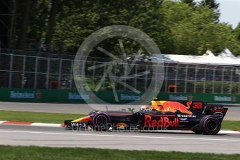 World © Octane Photographic Ltd. Formula 1 - Canadian Grand Prix - Saturday - Qualifying. Max Verstappen - Red Bull Racing RB13. Circuit Gilles Villeneuve, Montreal, Canada. Saturday 10th June 2017. Digital Ref: 1854LB2D3059