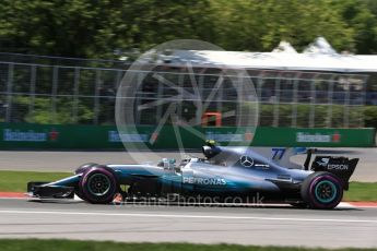 World © Octane Photographic Ltd. Formula 1 - Canadian Grand Prix - Saturday - Qualifying. Valtteri Bottas - Mercedes AMG Petronas F1 W08 EQ Energy+. Circuit Gilles Villeneuve, Montreal, Canada. Saturday 10th June 2017. Digital Ref: 1854LB2D3102