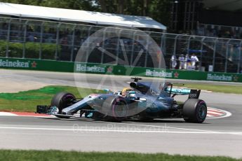 World © Octane Photographic Ltd. Formula 1 - Canadian Grand Prix - Saturday - Qualifying. Lewis Hamilton - Mercedes AMG Petronas F1 W08 EQ Energy+. Circuit Gilles Villeneuve, Montreal, Canada. Saturday 10th June 2017. Digital Ref: 1854LB2D3125