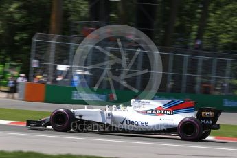 World © Octane Photographic Ltd. Formula 1 - Canadian Grand Prix - Saturday - Qualifying. Felipe Massa - Williams Martini Racing FW40. Circuit Gilles Villeneuve, Montreal, Canada. Saturday 10th June 2017. Digital Ref: 1854LB2D3138