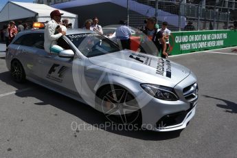 World © Octane Photographic Ltd. Formula 1 - Canadian Grand Prix - Saturday - Qualifying. Lewis Hamilton - Mercedes AMG Petronas F1 W08 EQ Energy+. Circuit Gilles Villeneuve, Montreal, Canada. Saturday 10th June 2017. Digital Ref: 1854LB2D3162