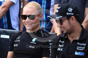 World © Octane Photographic Ltd. Formula 1 - Canadian Grand Prix - Sunday Drivers Parade & Grid. Valtteri Bottas - Mercedes AMG Petronas F1. Circuit Gilles Villeneuve, Montreal, Canada. Sunday 11th June 2017. Digital Ref: 1856LB1D7347