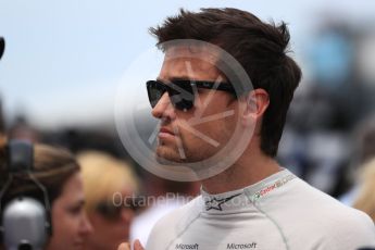 World © Octane Photographic Ltd. Formula 1 - Canadian Grand Prix - Sunday Drivers Parade & Grid. Jolyon Palmer - Renault Sport F1 Team R.S.17. Circuit Gilles Villeneuve, Montreal, Canada. Sunday 11th June 2017. Digital Ref: 1856LB1D7583