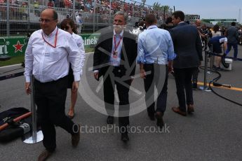 World © Octane Photographic Ltd. Formula 1 - Canadian Grand Prix - Sunday Drivers Parade & Grid. Chase Carey - Chief Executive Officer of the Formula One Group. Circuit Gilles Villeneuve, Montreal, Canada. Sunday 11th June 2017. Digital Ref: 1856LB2D3376