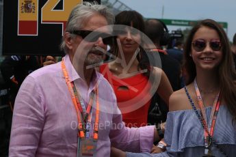 World © Octane Photographic Ltd. Formula 1 - Canadian Grand Prix - Sunday Drivers Parade & Grid. Michael Douglas and family. Circuit Gilles Villeneuve, Montreal, Canada. Sunday 11th June 2017. Digital Ref: 1856LB2D3406