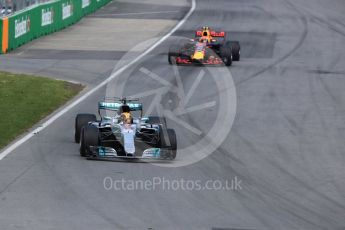 World © Octane Photographic Ltd. Formula 1 - Canadian Grand Prix - Sunday Race. Lewis Hamilton - Mercedes AMG Petronas F1 W08 EQ Energy+. Circuit Gilles Villeneuve, Montreal, Canada. Sunday 11th June 2017. Digital Ref: 1857LB1D7725