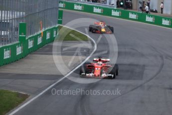 World © Octane Photographic Ltd. Formula 1 - Canadian Grand Prix - Sunday Race. Sebastian Vettel - Scuderia Ferrari SF70H. Circuit Gilles Villeneuve, Montreal, Canada. Sunday 11th June 2017. Digital Ref: 1857LB1D7735