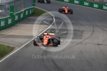 World © Octane Photographic Ltd. Formula 1 - Canadian Grand Prix - Sunday Race. Stoffel Vandoorne - McLaren Honda MCL32. Circuit Gilles Villeneuve, Montreal, Canada. Sunday 11th June 2017. Digital Ref: 1857LB1D7753