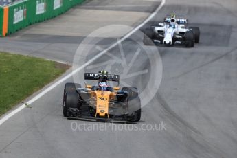 World © Octane Photographic Ltd. Formula 1 - Canadian Grand Prix - Sunday Race. Jolyon Palmer - Renault Sport F1 Team R.S.17. Circuit Gilles Villeneuve, Montreal, Canada. Sunday 11th June 2017. Digital Ref: 1857LB1D7769