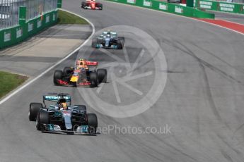 World © Octane Photographic Ltd. Formula 1 - Canadian Grand Prix - Sunday Race. Lewis Hamilton - Mercedes AMG Petronas F1 W08 EQ Energy+. Circuit Gilles Villeneuve, Montreal, Canada. Sunday 11th June 2017. Digital Ref: 1857LB1D7782