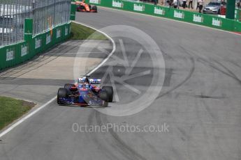 World © Octane Photographic Ltd. Formula 1 - Canadian Grand Prix - Sunday Race. Daniil Kvyat - Scuderia Toro Rosso STR12. Circuit Gilles Villeneuve, Montreal, Canada. Sunday 11th June 2017. Digital Ref: 1857LB1D7811