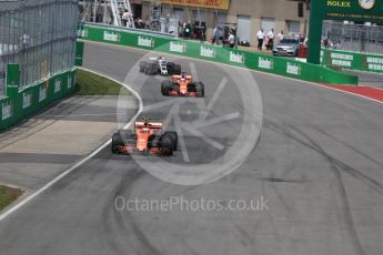 World © Octane Photographic Ltd. Formula 1 - Canadian Grand Prix - Sunday Race. Stoffel Vandoorne - McLaren Honda MCL32. Circuit Gilles Villeneuve, Montreal, Canada. Sunday 11th June 2017. Digital Ref: 1857LB1D7818