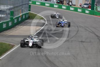 World © Octane Photographic Ltd. Formula 1 - Canadian Grand Prix - Sunday Race. Lance Stroll - Williams Martini Racing FW40. Circuit Gilles Villeneuve, Montreal, Canada. Sunday 11th June 2017. Digital Ref: 1857LB1D7827