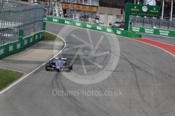 World © Octane Photographic Ltd. Formula 1 - Canadian Grand Prix - Sunday Race. Pascal Wehrlein – Sauber F1 Team C36. Circuit Gilles Villeneuve, Montreal, Canada. Sunday 11th June 2017. Digital Ref: 1857LB1D7836