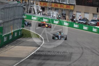 World © Octane Photographic Ltd. Formula 1 - Canadian Grand Prix - Sunday Race. Lewis Hamilton - Mercedes AMG Petronas F1 W08 EQ Energy+. Circuit Gilles Villeneuve, Montreal, Canada. Sunday 11th June 2017. Digital Ref: 1857LB1D7848