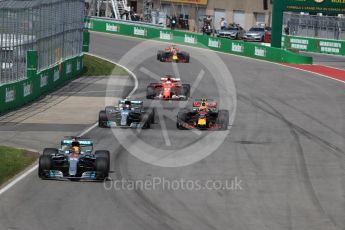 World © Octane Photographic Ltd. Formula 1 - Canadian Grand Prix - Sunday Race. Lewis Hamilton - Mercedes AMG Petronas F1 W08 EQ Energy+. Circuit Gilles Villeneuve, Montreal, Canada. Sunday 11th June 2017. Digital Ref: 1857LB1D7855