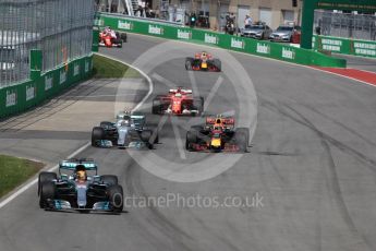 World © Octane Photographic Ltd. Formula 1 - Canadian Grand Prix - Sunday Race. Lewis Hamilton - Mercedes AMG Petronas F1 W08 EQ Energy+. Circuit Gilles Villeneuve, Montreal, Canada. Sunday 11th June 2017. Digital Ref: 1857LB1D7857