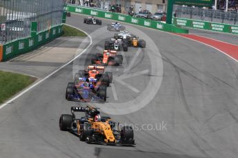 World © Octane Photographic Ltd. Formula 1 - Canadian Grand Prix - Sunday Race. Nico Hulkenberg - Renault Sport F1 Team R.S.17. Circuit Gilles Villeneuve, Montreal, Canada. Sunday 11th June 2017. Digital Ref: 1857LB1D7888