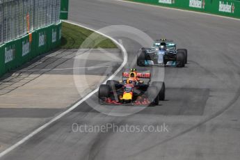 World © Octane Photographic Ltd. Formula 1 - Canadian Grand Prix - Sunday Race. Max Verstappen - Red Bull Racing RB13. Circuit Gilles Villeneuve, Montreal, Canada. Sunday 11th June 2017. Digital Ref: 1857LB1D7920