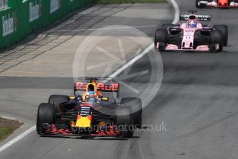 World © Octane Photographic Ltd. Formula 1 - Canadian Grand Prix - Sunday Race. Daniel Ricciardo - Red Bull Racing RB13. Circuit Gilles Villeneuve, Montreal, Canada. Sunday 11th June 2017. Digital Ref: 1857LB1D7931