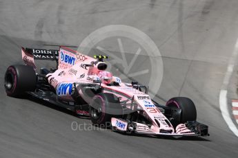 World © Octane Photographic Ltd. Formula 1 - Canadian Grand Prix - Sunday Race. Esteban Ocon - Sahara Force India VJM10. Circuit Gilles Villeneuve, Montreal, Canada. Sunday 11th June 2017. Digital Ref: 1857LB1D8032