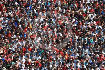 World © Octane Photographic Ltd. Formula 1 - Canadian Grand Prix - Sunday Race. Fans. Circuit Gilles Villeneuve, Montreal, Canada. Sunday 11th June 2017. Digital Ref: 1857LB1D8108