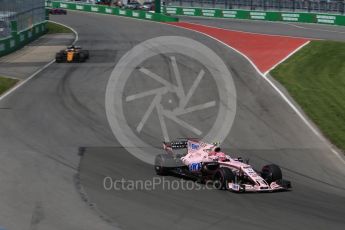 World © Octane Photographic Ltd. Formula 1 - Canadian Grand Prix - Sunday Race. Esteban Ocon - Sahara Force India VJM10. Circuit Gilles Villeneuve, Montreal, Canada. Sunday 11th June 2017. Digital Ref: 1857LB2D3504